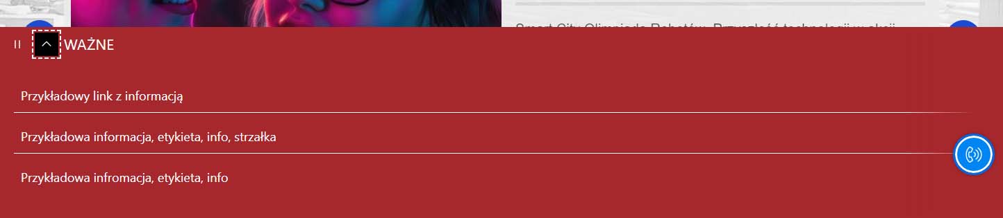 Pasek przewijany - dolny