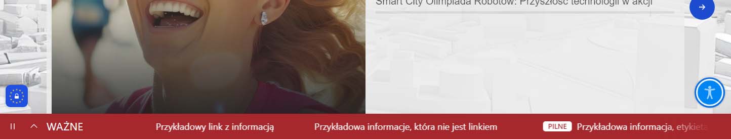 Pasek przewijany - dolny