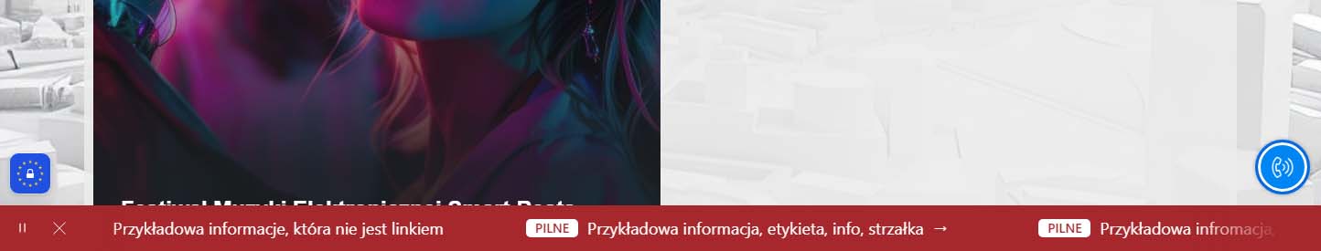 Pasek przewijany - dolny