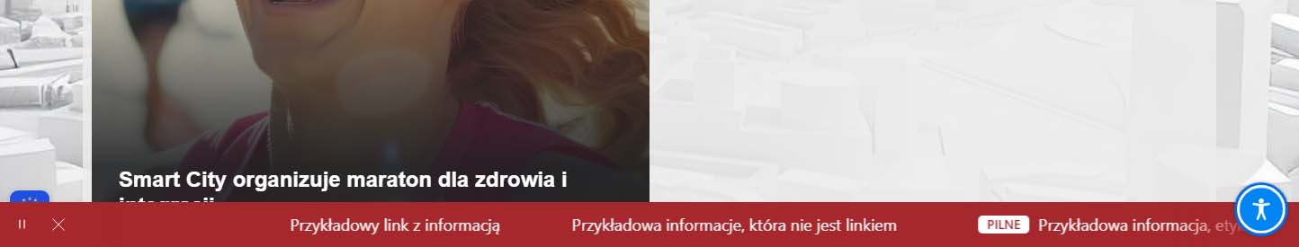 Pasek przewijany - dolny